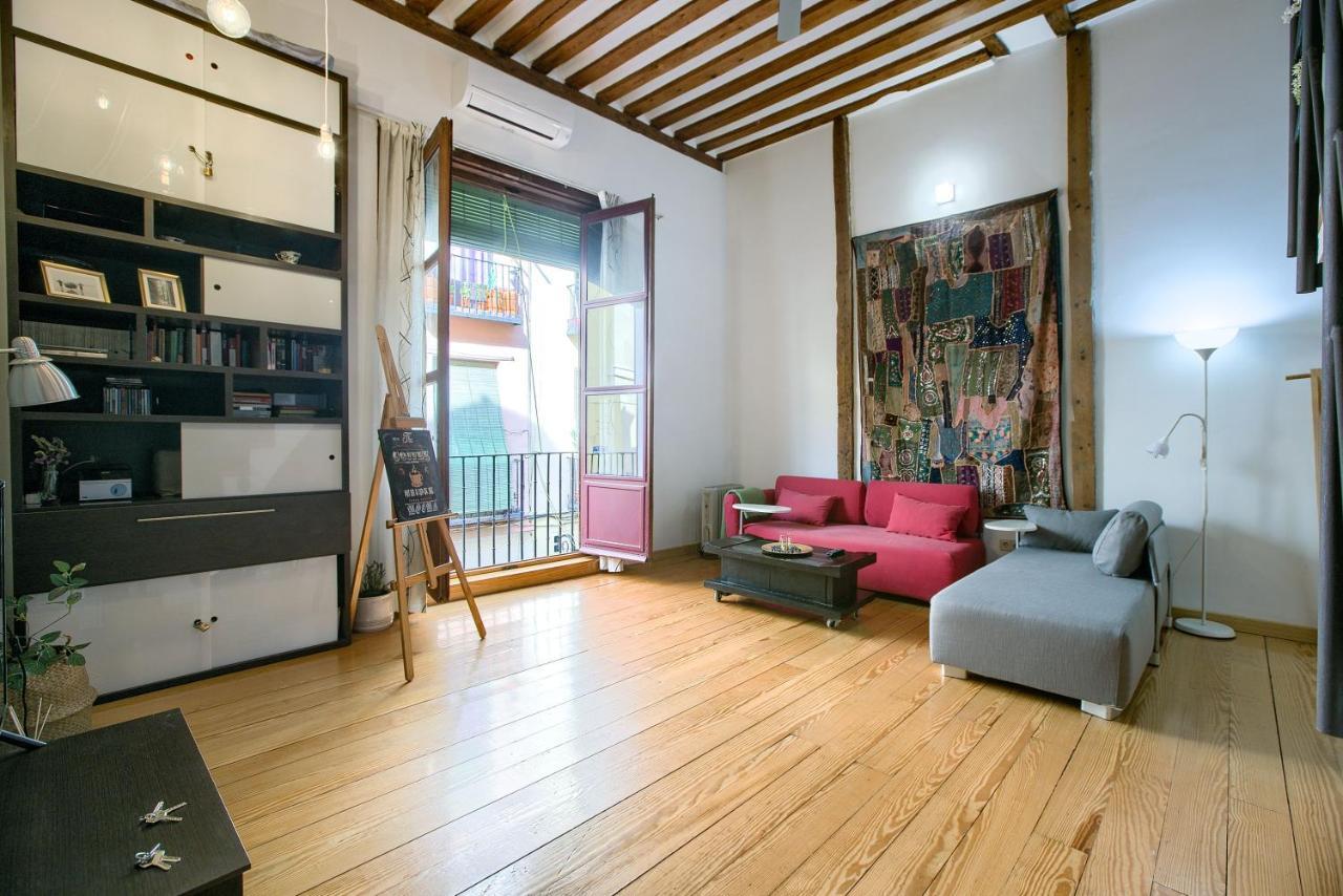 Charming Bohemian Lavapies Lägenhet Madrid Exteriör bild